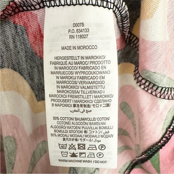 BODEN Floral Long Sleeve Tiered Jersey Maxi Dress in Hotch Potch Multi Womens 10 - Picture 9 of 10